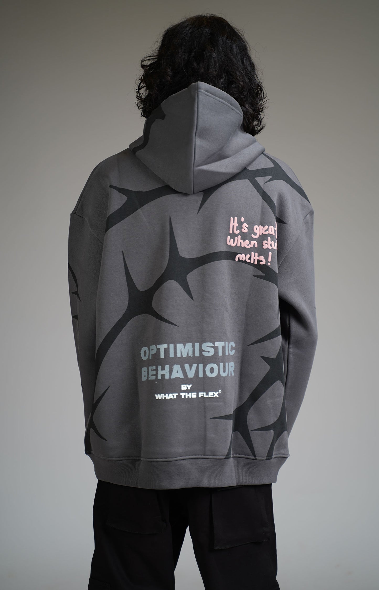 OPTIMISTIC BEHAVIOUR Oversized Hoodie