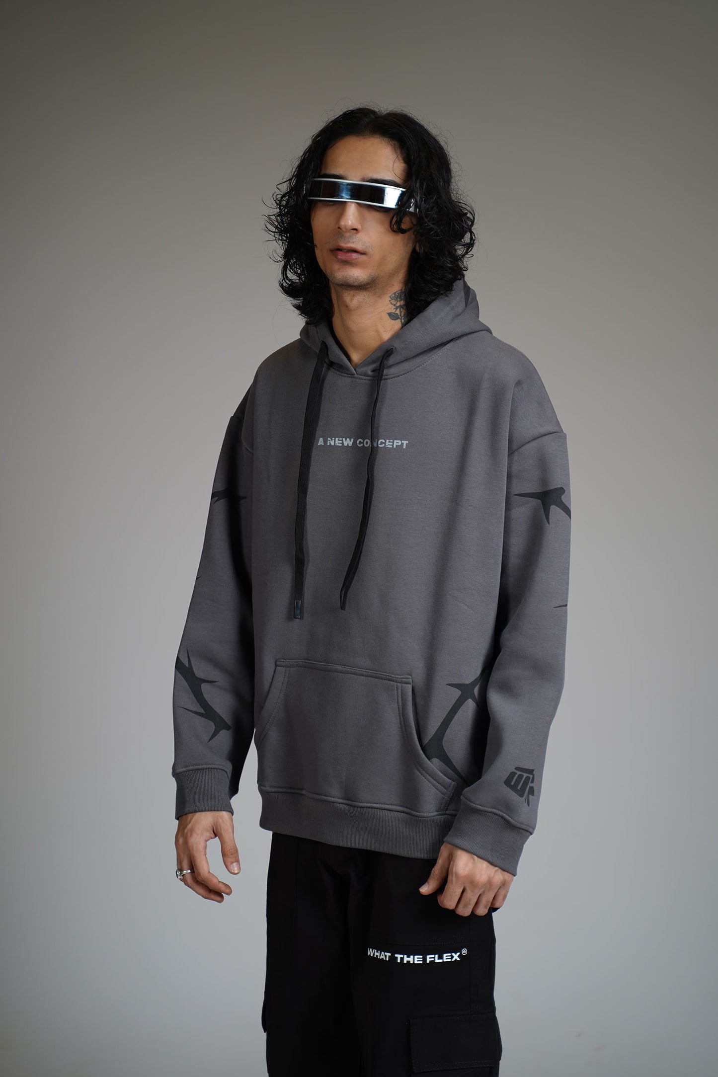 OPTIMISTIC BEHAVIOUR Oversized Hoodie