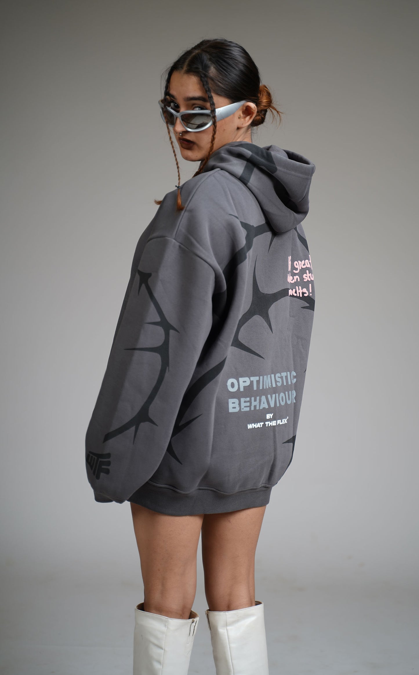 OPTIMISTIC BEHAVIOUR Oversized Hoodie