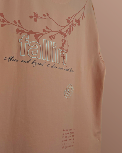 Falling Peach Heavyweight Oversized T-shirt