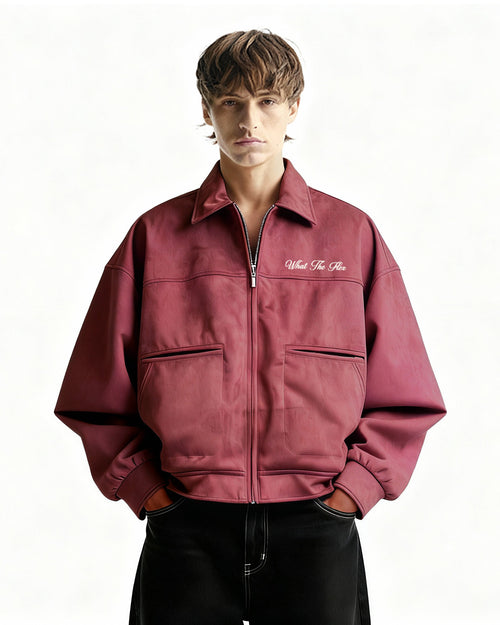 Life's Nice Coral Suede Jacket