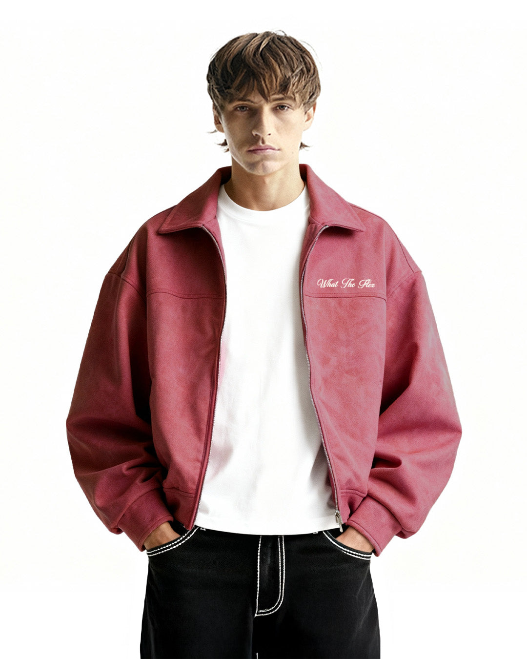 Life's Nice Coral Suede Jacket