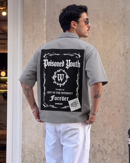 Poisoned Youth Fusion Checks Half Shirt