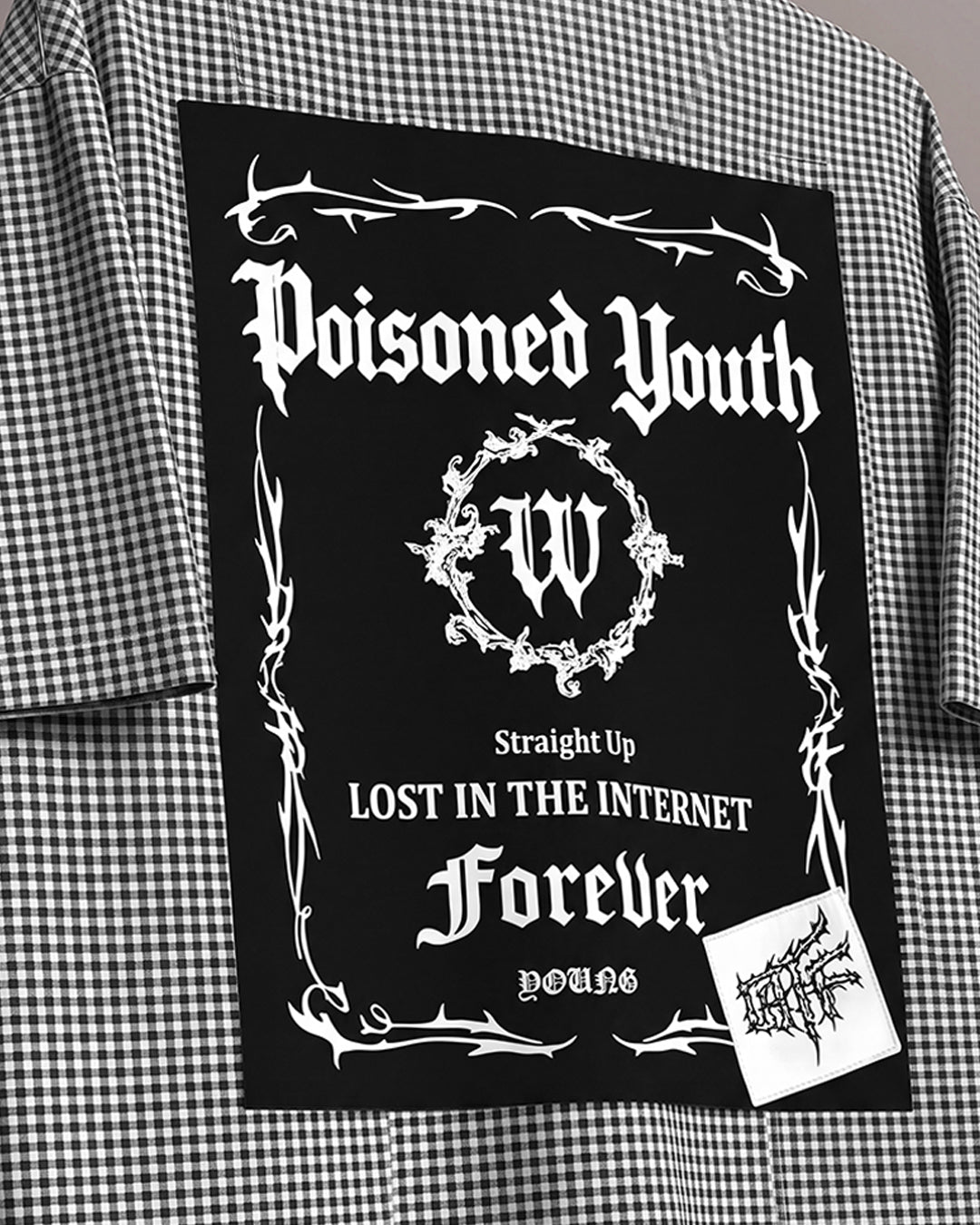 Poisoned Youth Fusion Checks Half Shirt