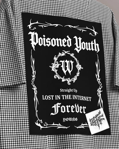 Poisoned Youth Fusion Checks Half Shirt