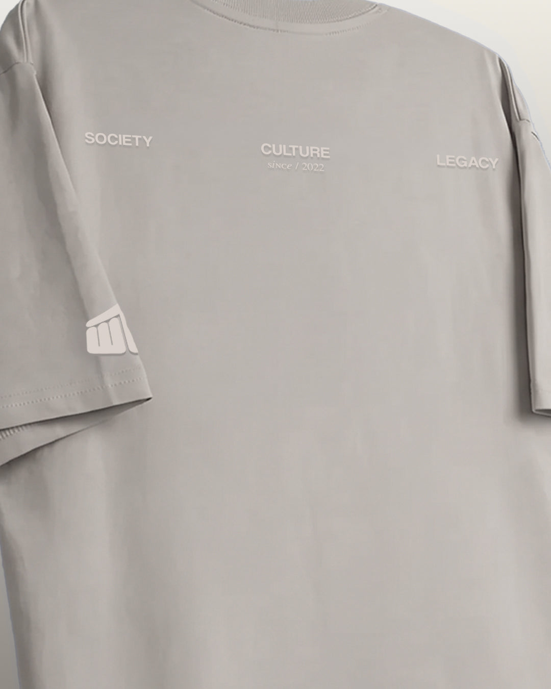Raw Beige Boxy-Fit T-Shirt