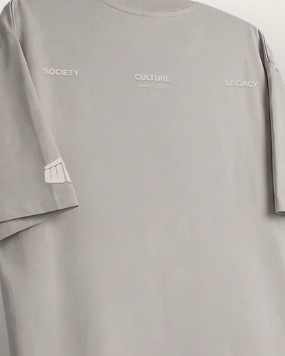 Raw Beige Boxy-Fit T-Shirt