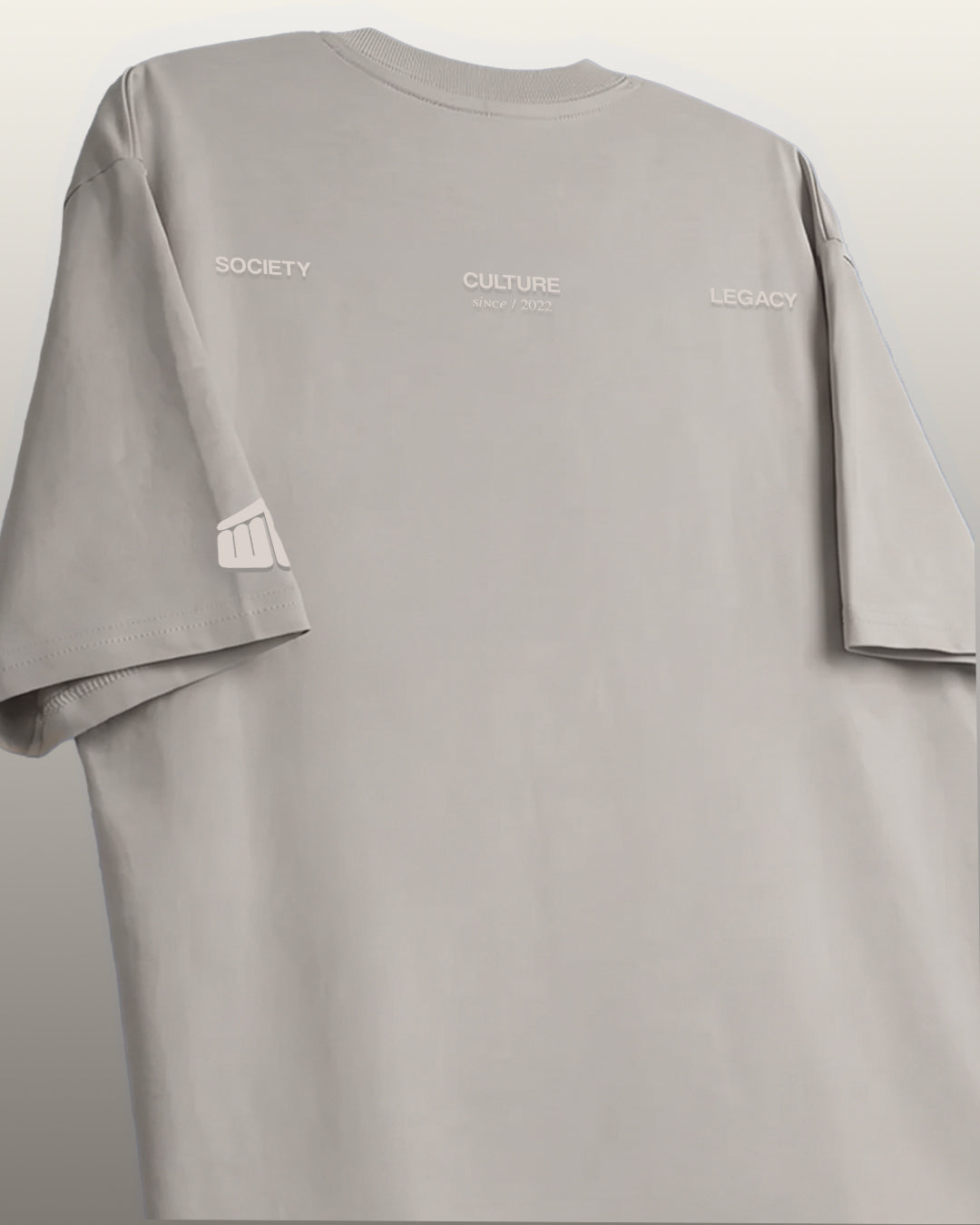 Raw Beige Boxy-Fit T-Shirt