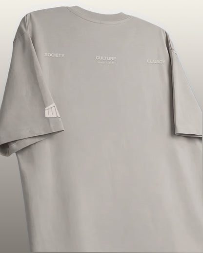 Raw Beige Boxy-Fit T-Shirt