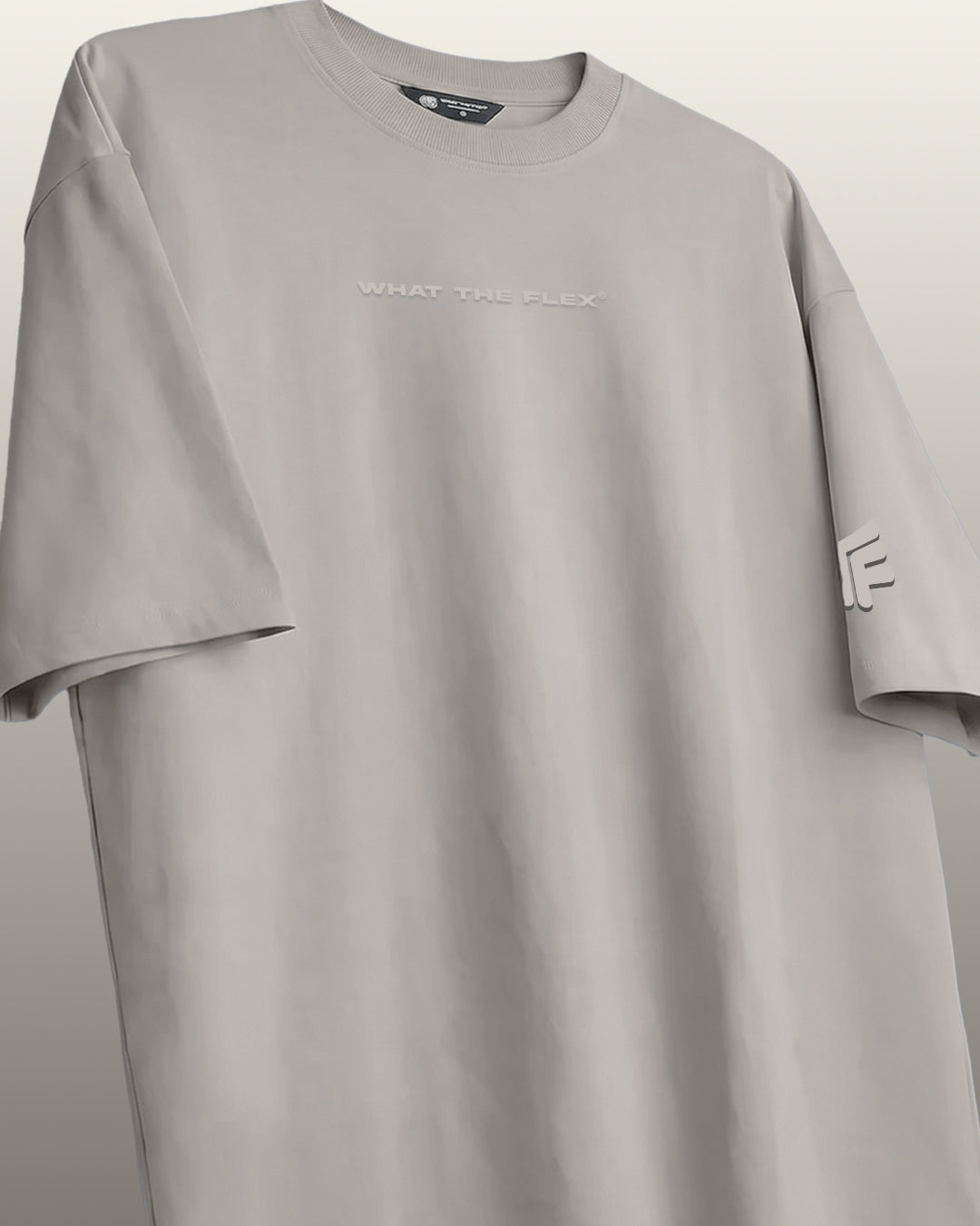 Raw Beige Boxy-Fit T-Shirt