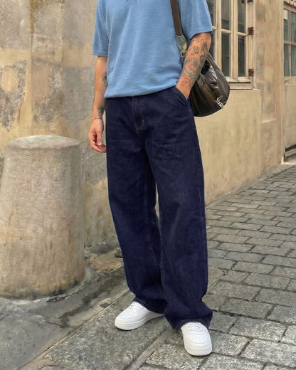 Raw Indigo Baggy Jeans