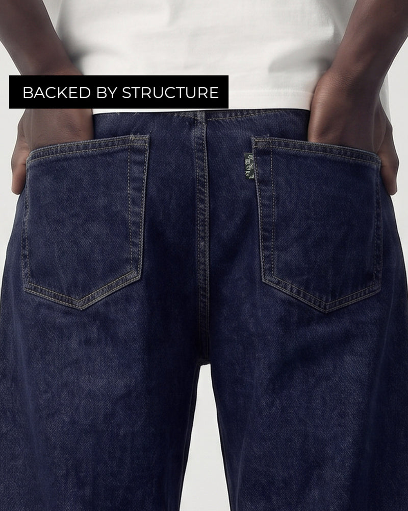 Raw Indigo Baggy Jeans