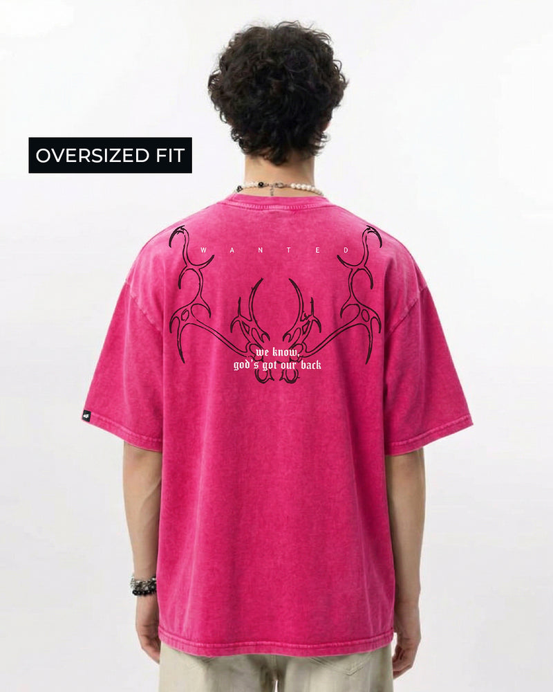 Reborn Pink Acid Wash T-Shirt