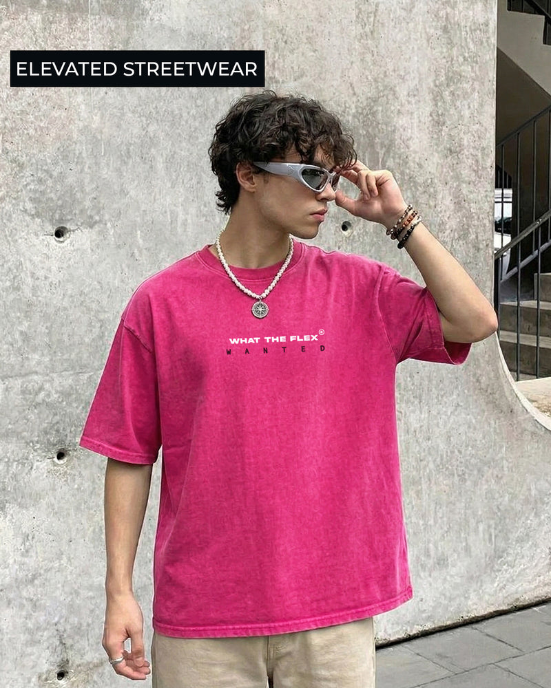 Reborn Pink Acid Wash T-Shirt