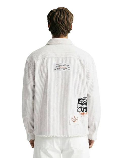Flow State White Ribbed Shirt