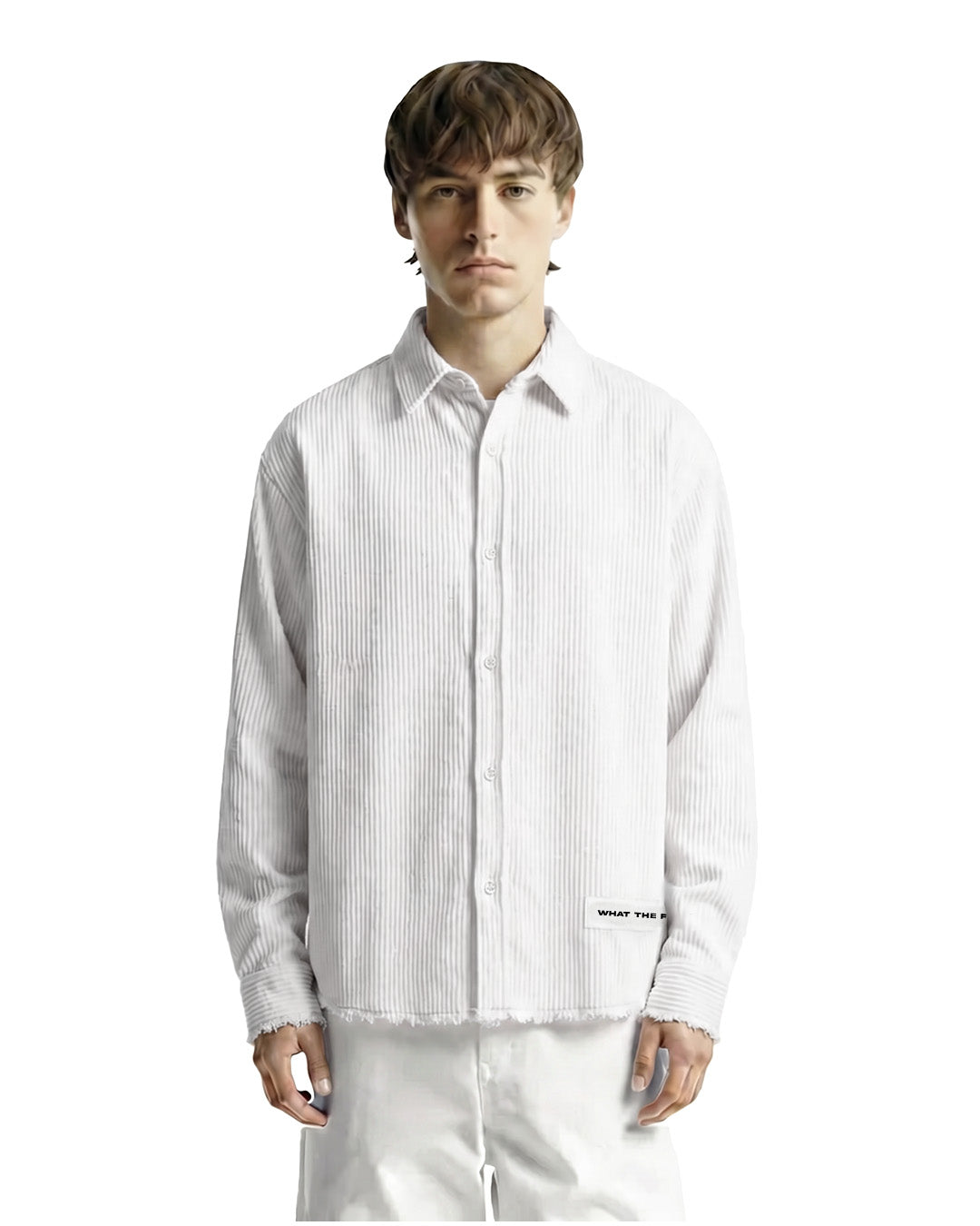 Flow State White Ribbed Shirt