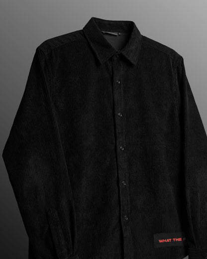 Make Art Black Ribbed Shirt