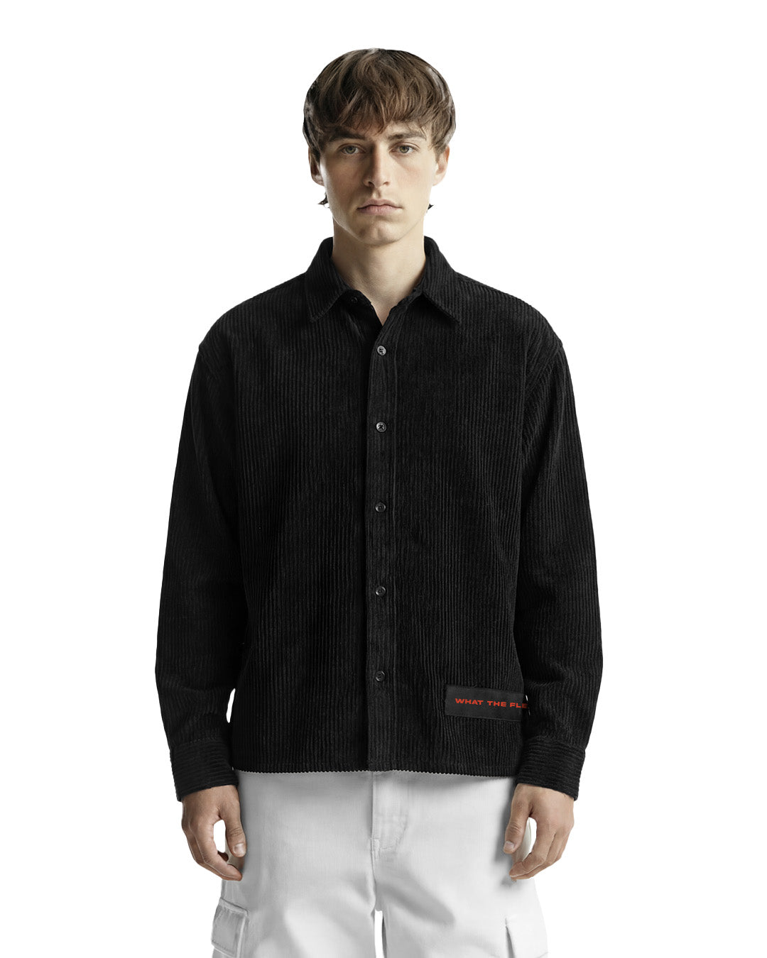 Make Art Black Ribbed Shirt