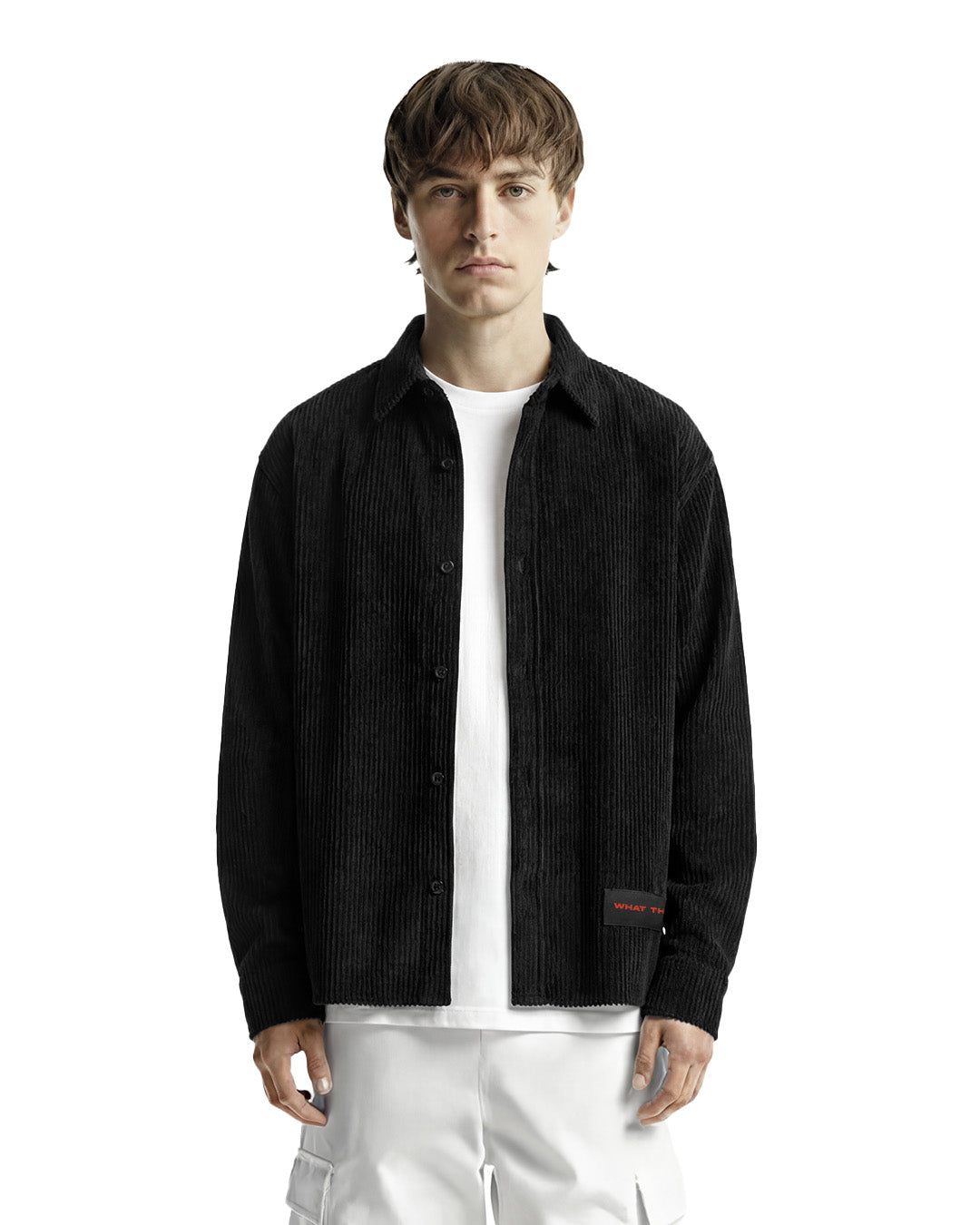 Make Art Black Ribbed Shirt