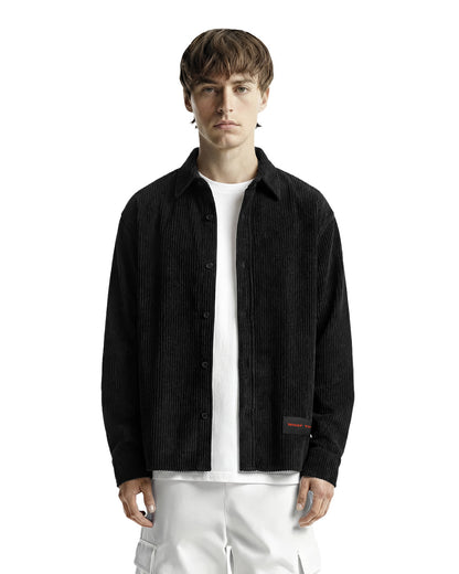 Make Art Black Ribbed Shirt