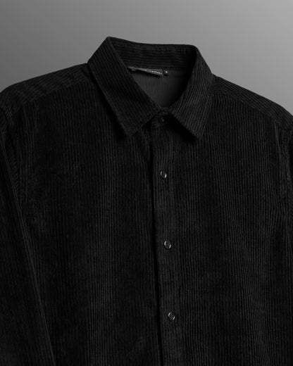 Make Art Black Ribbed Shirt