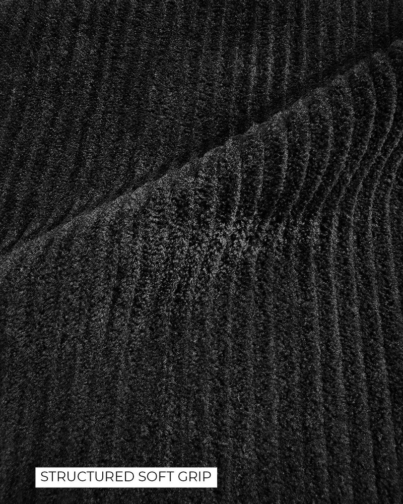 Make Art Black Ribbed Shirt