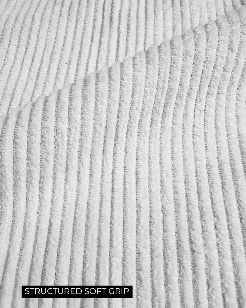 Flow State White Ribbed Shirt