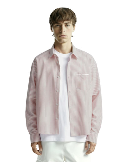 Rolling Pink Striped Shirt