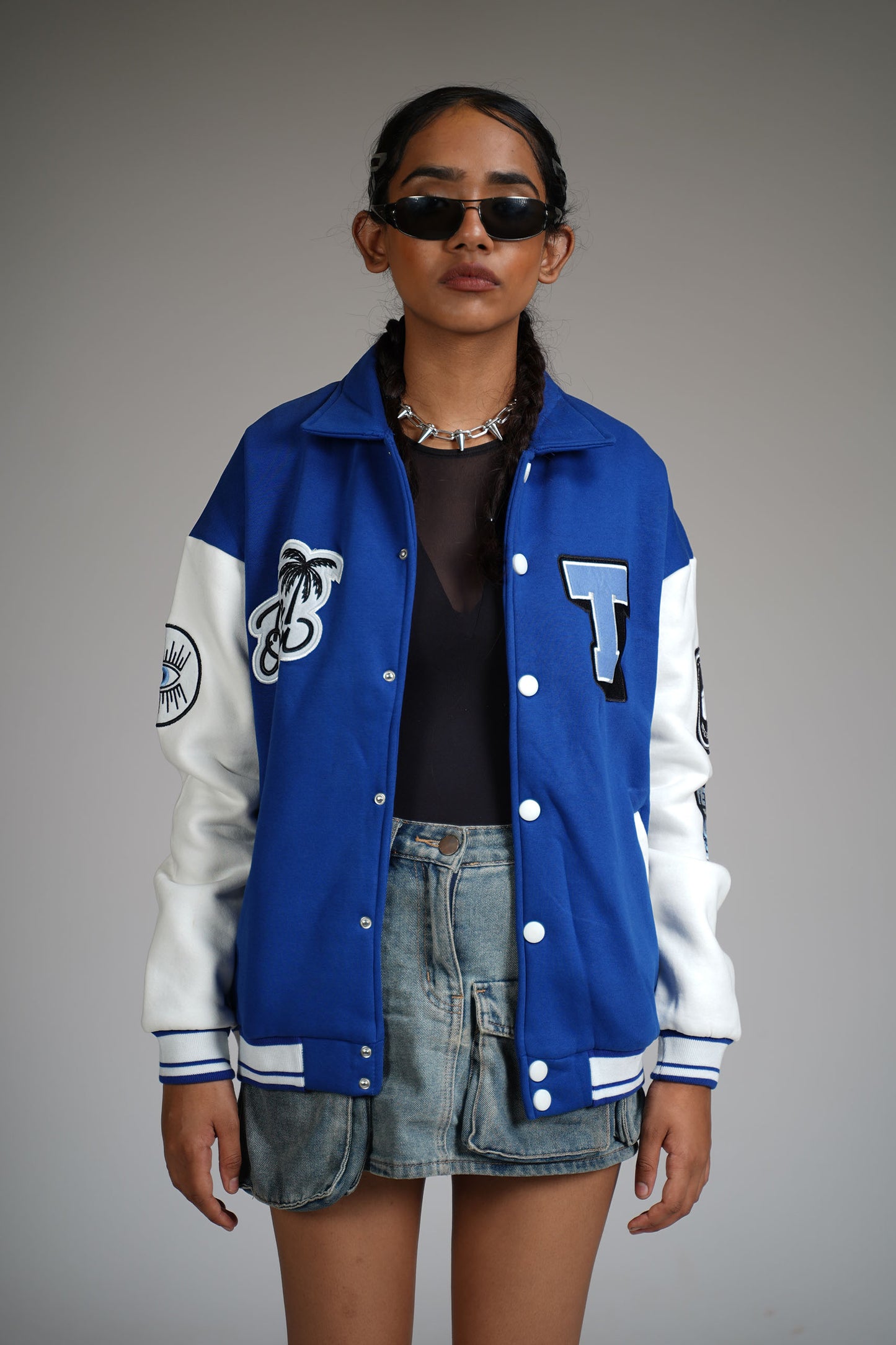 RUN OR BURN VARSITY JACKET