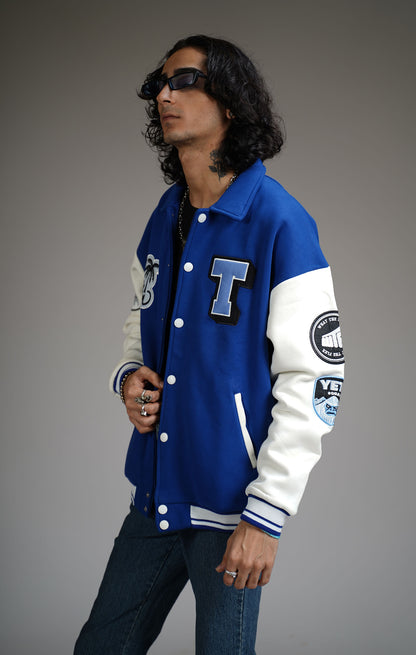 RUN OR BURN VARSITY JACKET