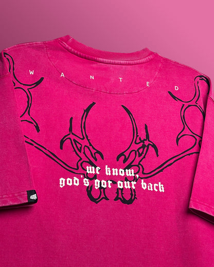 Reborn Pink Acid Wash T-Shirt