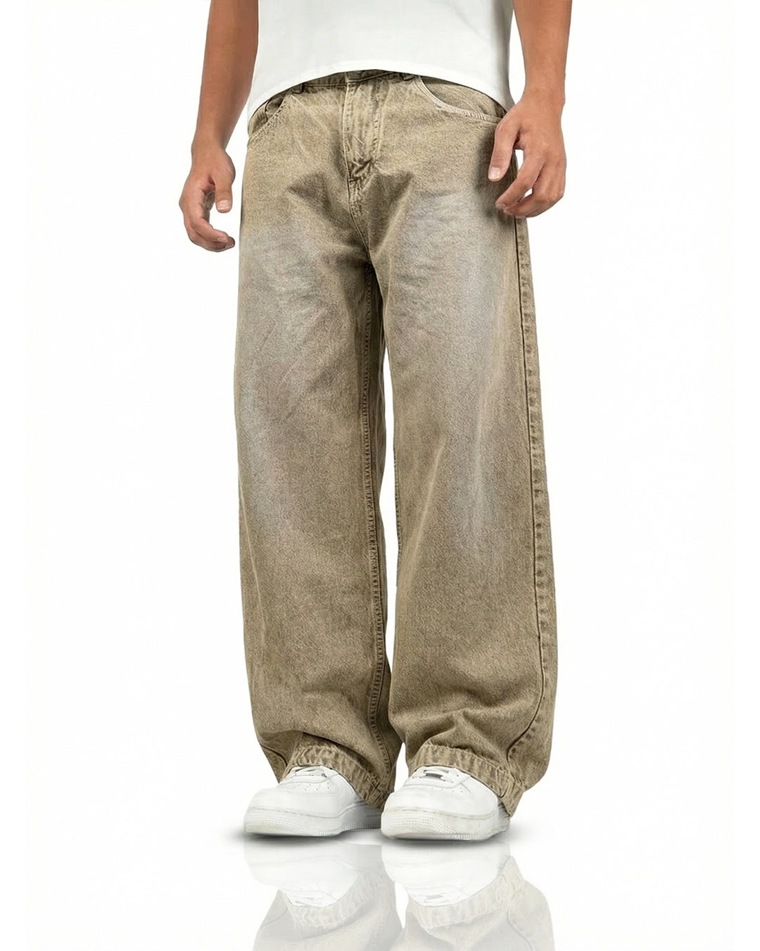 Rust Olive Baggy Denim Jeans – WHAT THE FLEX