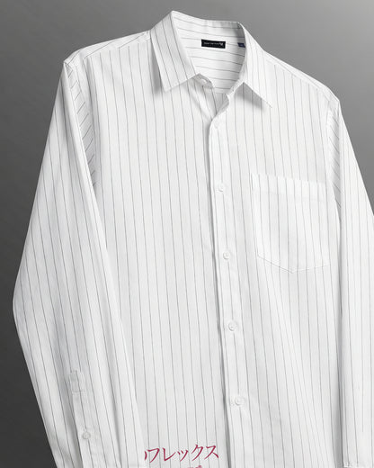 Shiruka Linen Striped Shirt