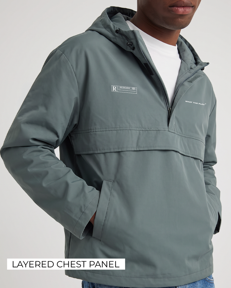 Signature Green Air Nylon Hoodie