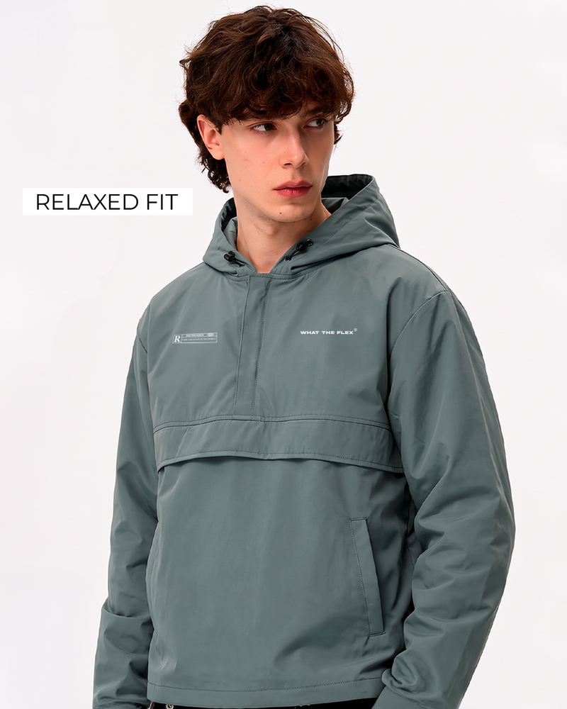 Signature Green Air Nylon Hoodie