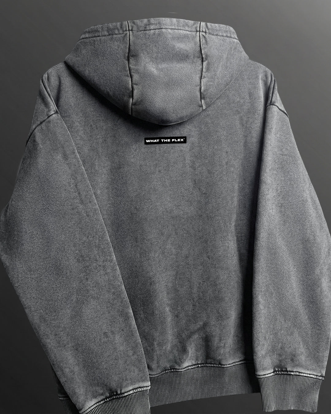 Smoke Grey Zipper Hoodie