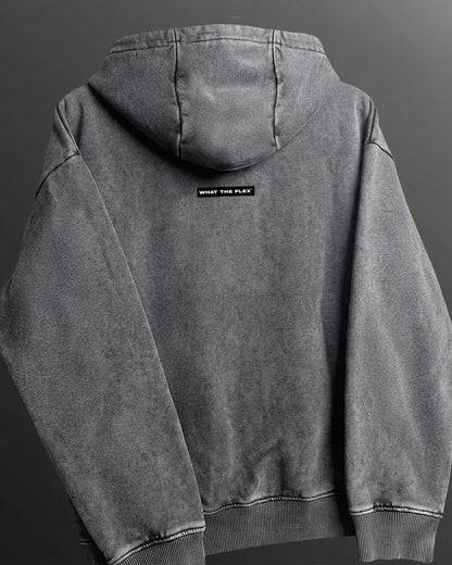 Smoke Grey Zipper Hoodie