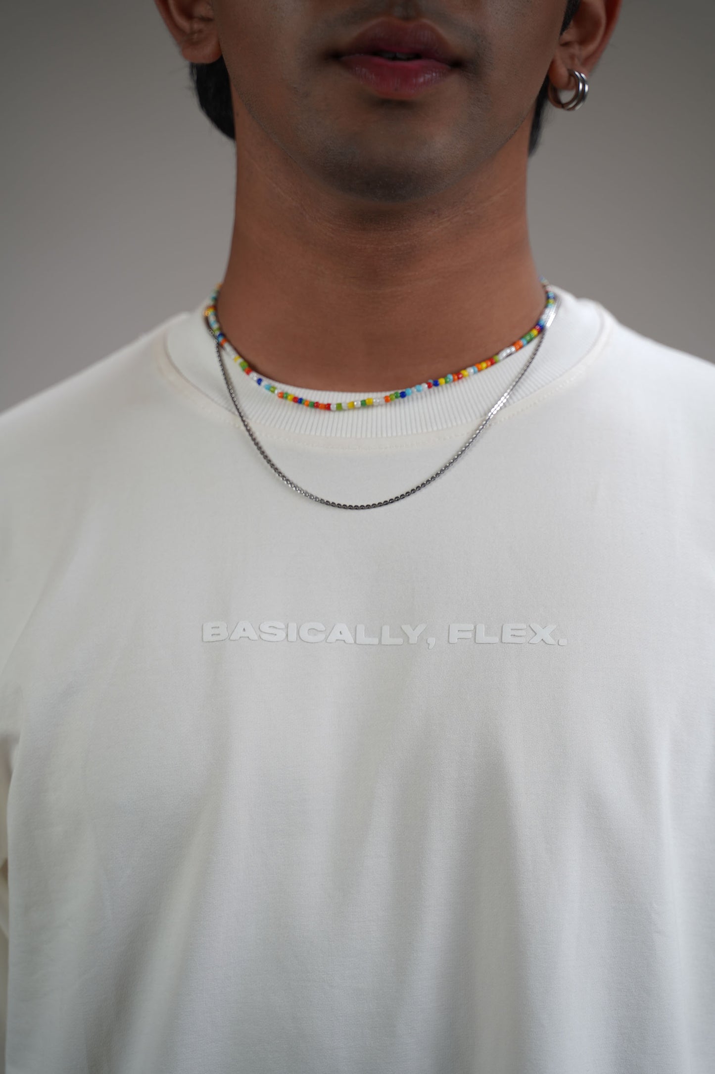 BASIC OFF WHITE Heavyweight T-shirt