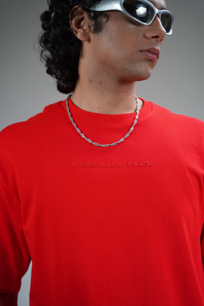 BASIC RED Heavyweight T-shirt