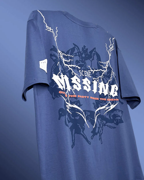 Scene Missing Oversized T-shirt - WHAT THE FLEX