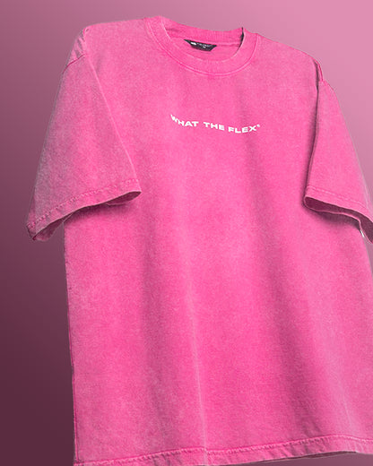 Shameless Pink Acid Wash T-Shirt