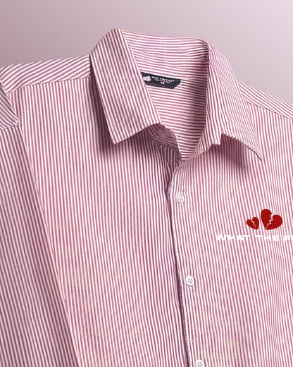 Think Of Me Full Sleeves Striped Shirt