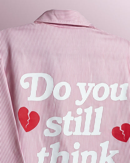Think Of Me Full Sleeves Striped Shirt