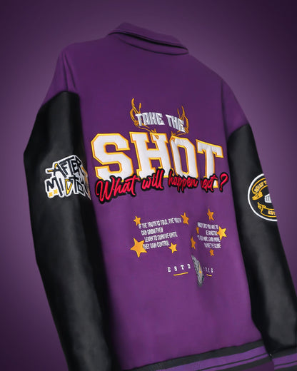 TAKE THE SHOT Varsity Jacket