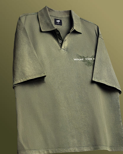 Thank God Washed Polo T-shirt