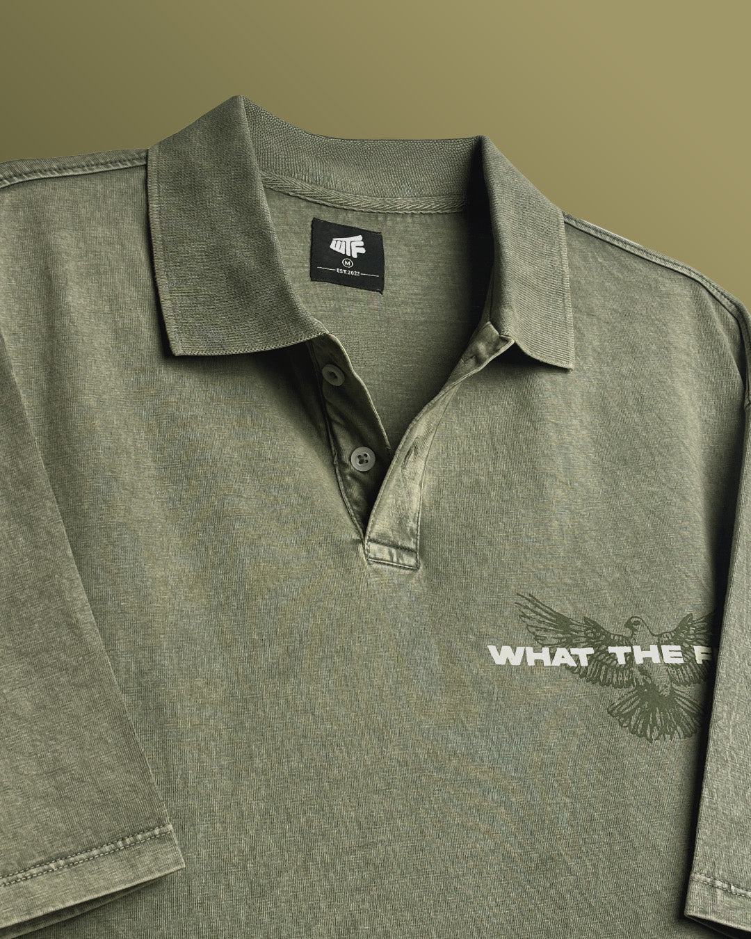 Thank God Washed Polo T-shirt