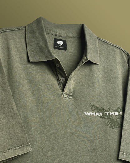 Thank God Washed Polo T-shirt