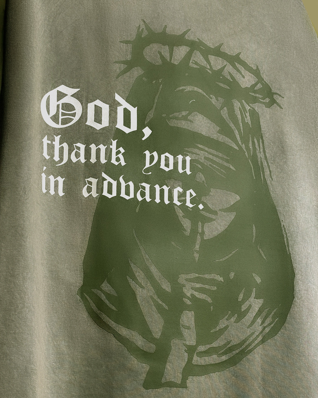 Thank God Washed Polo T-shirt