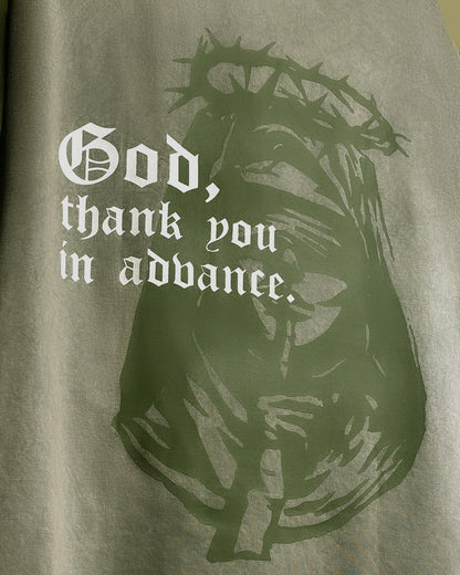 Thank God Washed Polo T-shirt