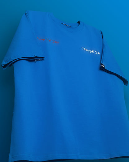 Too Young Heavyweight Blue T-shirt